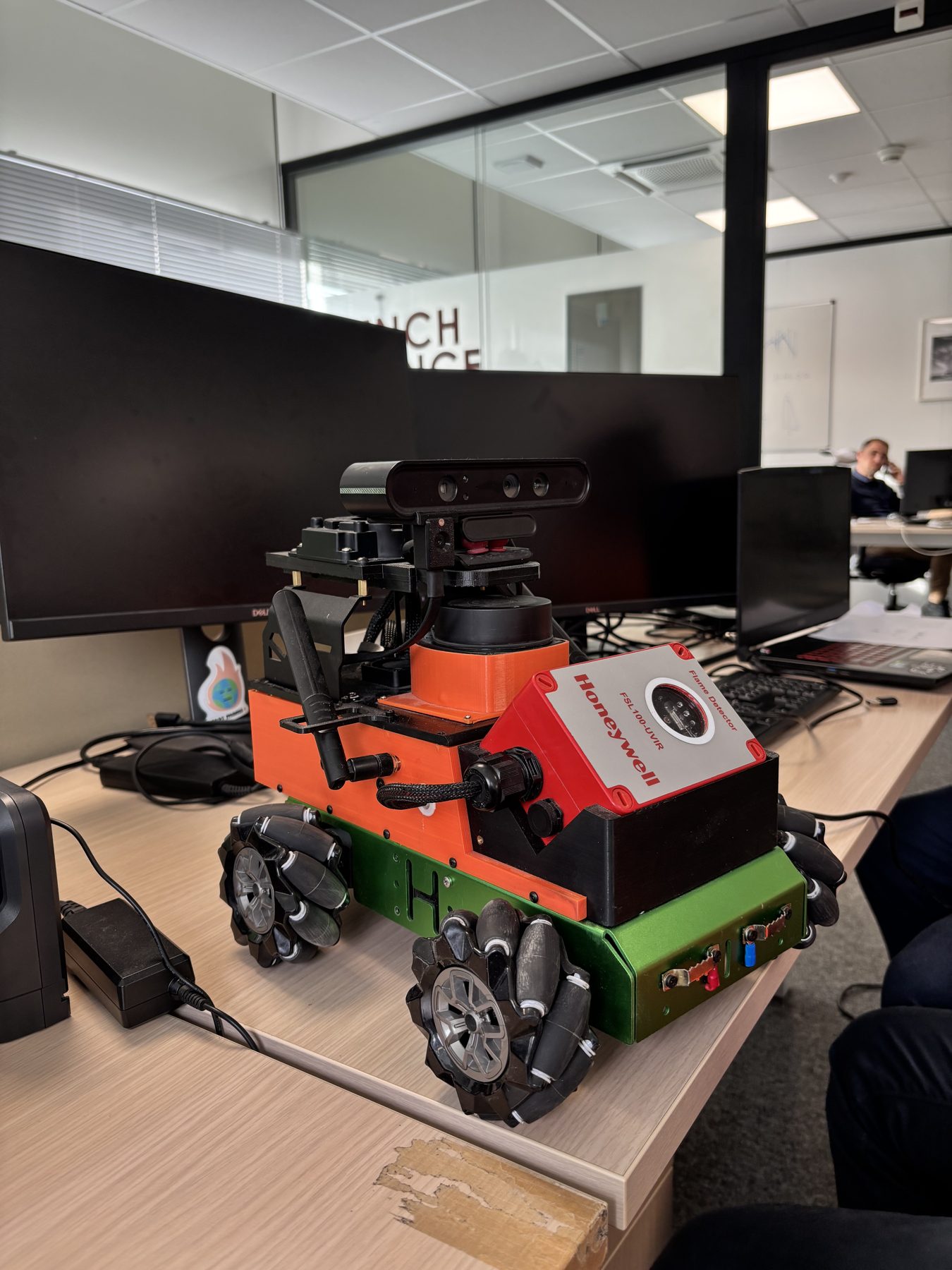 Le même robot six semaines plus tard